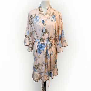 Birdy Grey Kenny Ruffle Tie Robe Blue Le Fleur XL/XXL Bridesmaid Dressing Gown